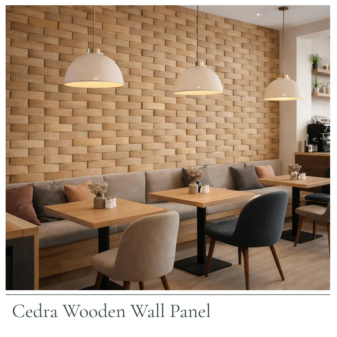 Cedra 3D Wooden Wall Panel