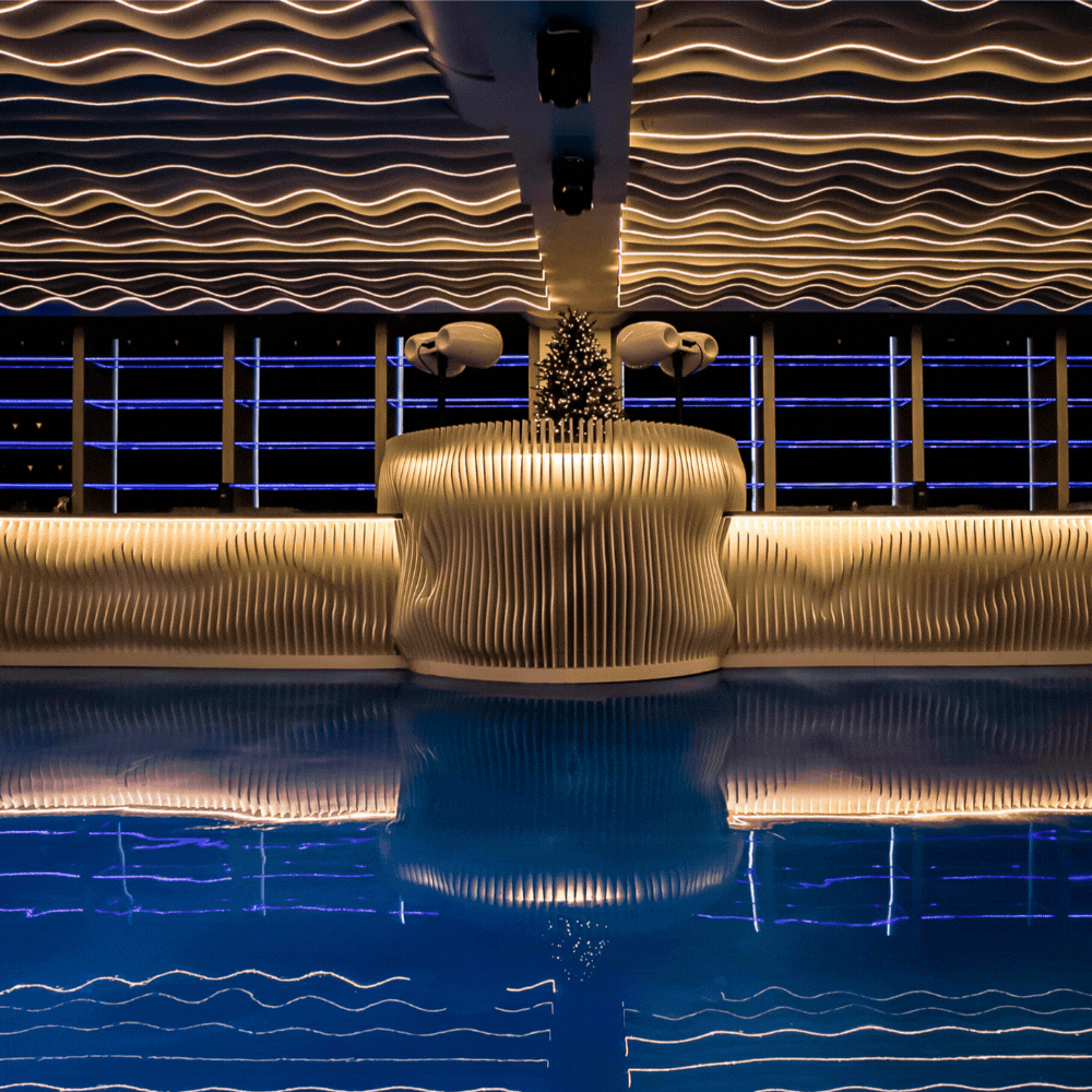 club house lited panel