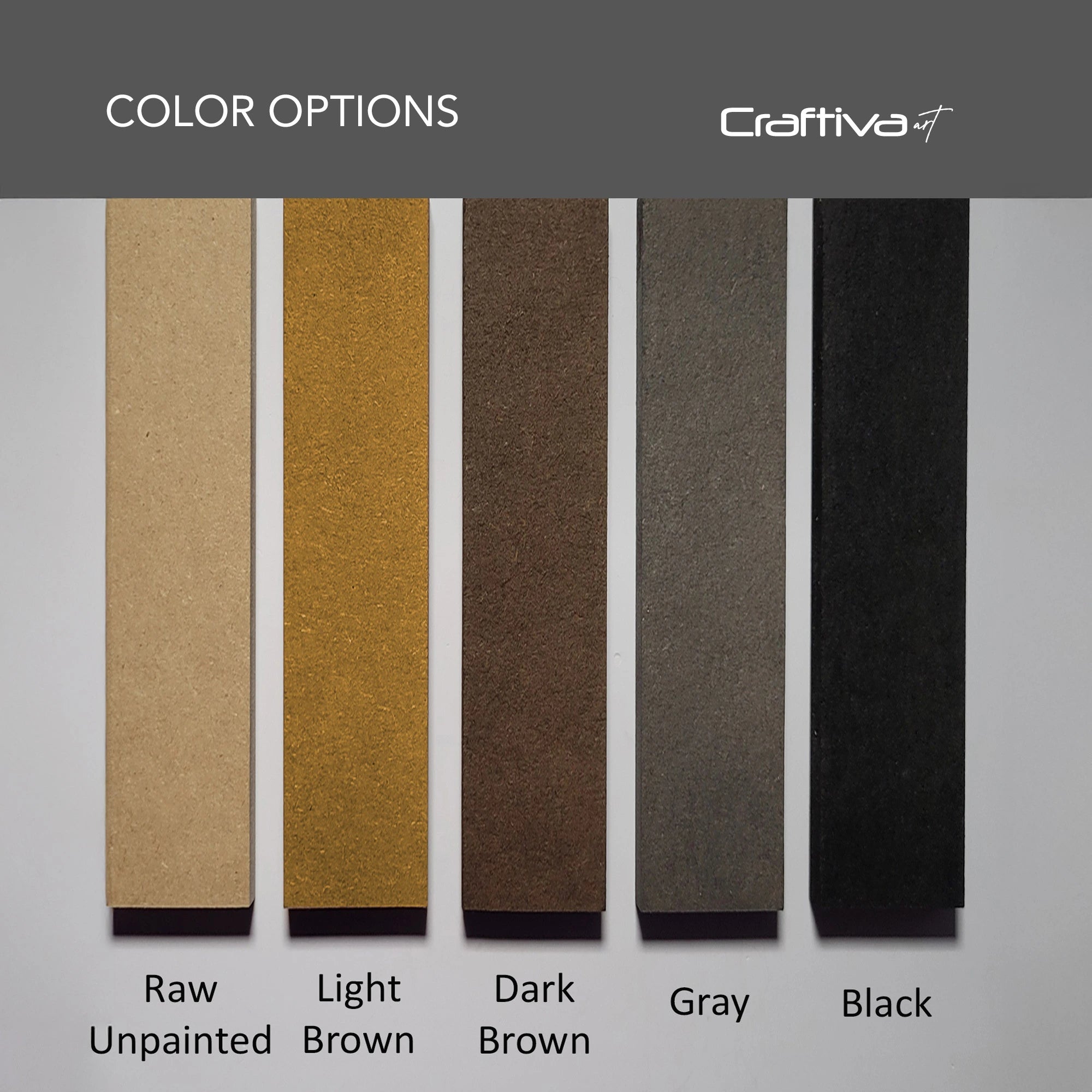wood slat colour options