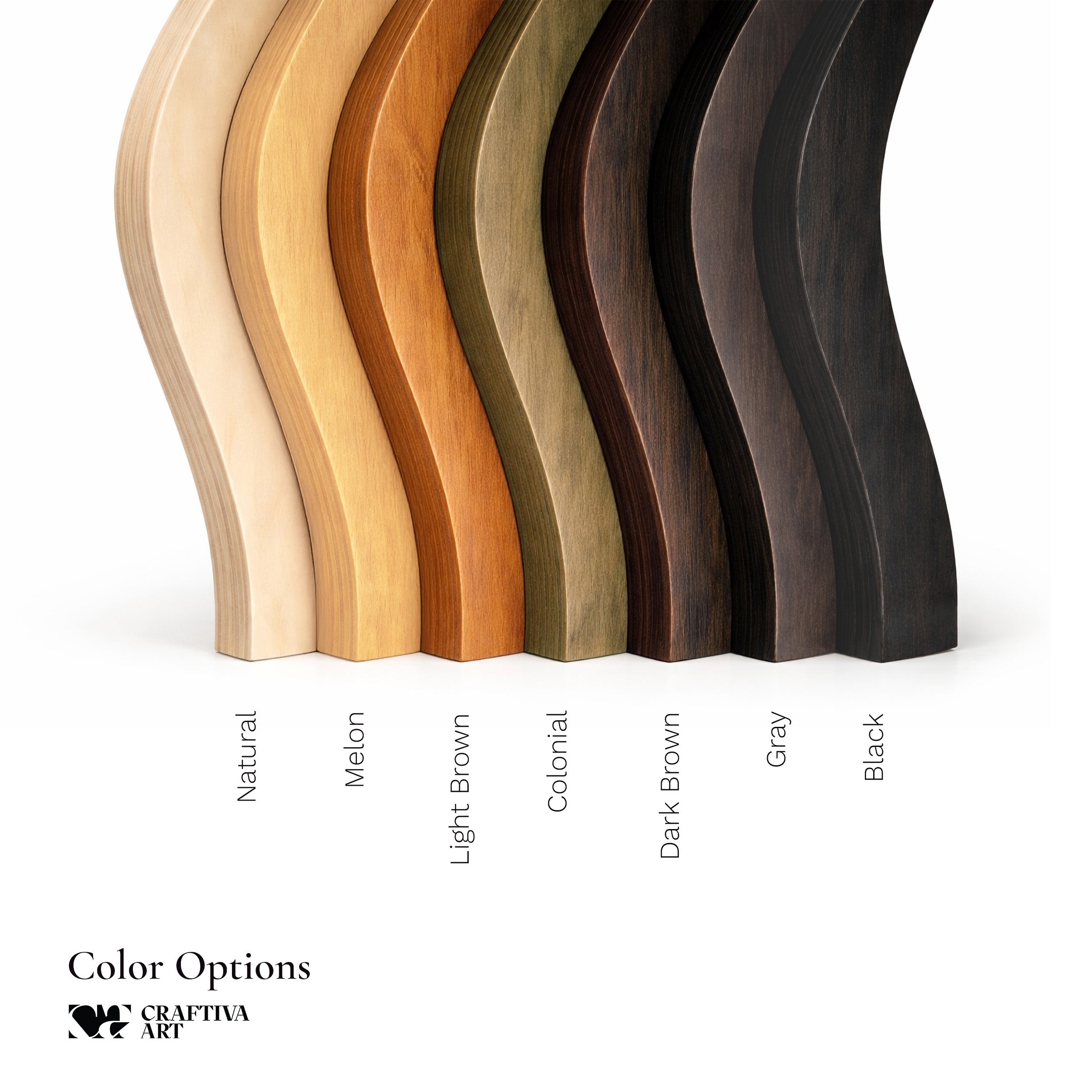 Wavy Wooden Slat Wall Panel