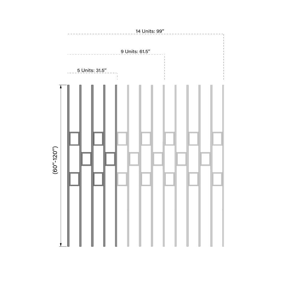 Forma Wall Slat Divider with Insert Shelves – CraftivaArt
