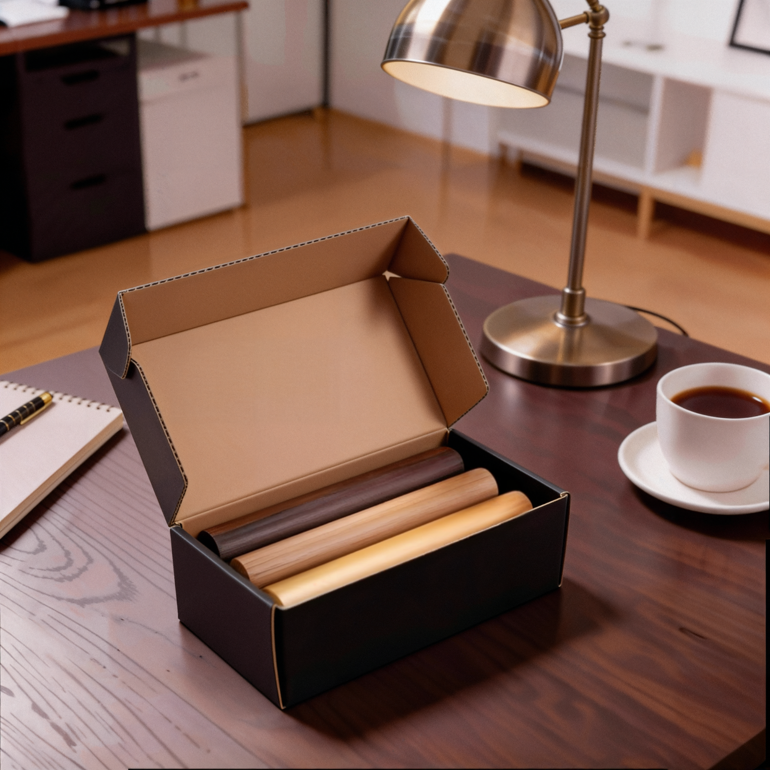 Arcus Custom Cylindrical Slatted Partition Wall