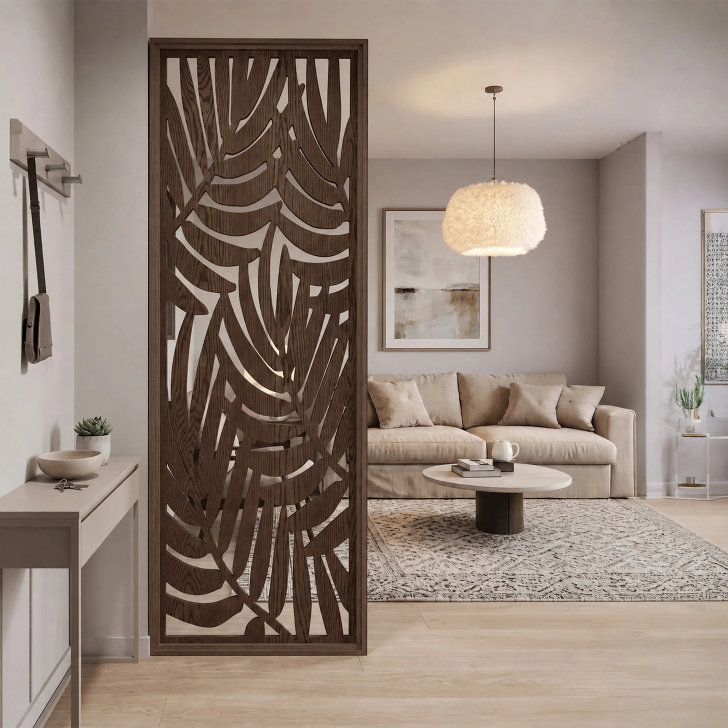 Red Oak Wood 7/8" Dark Brown