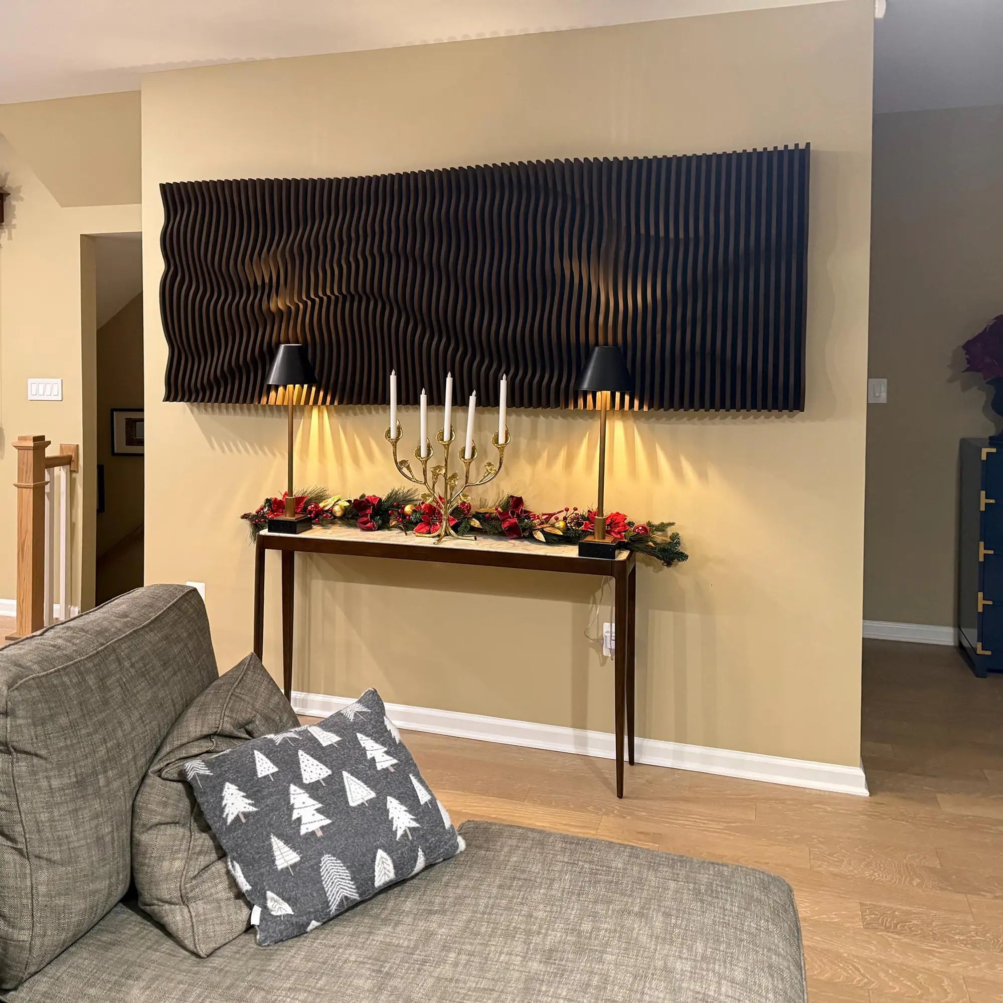 Grande Modern Parametric Wall Art, DIY Easy to Install Wall Art