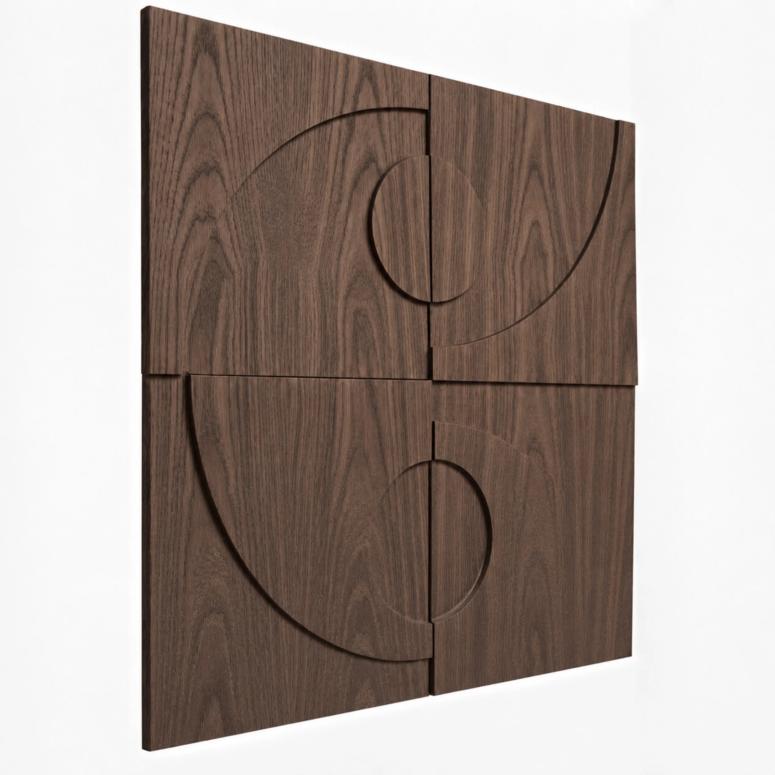 Oak Veneered Dark Brown