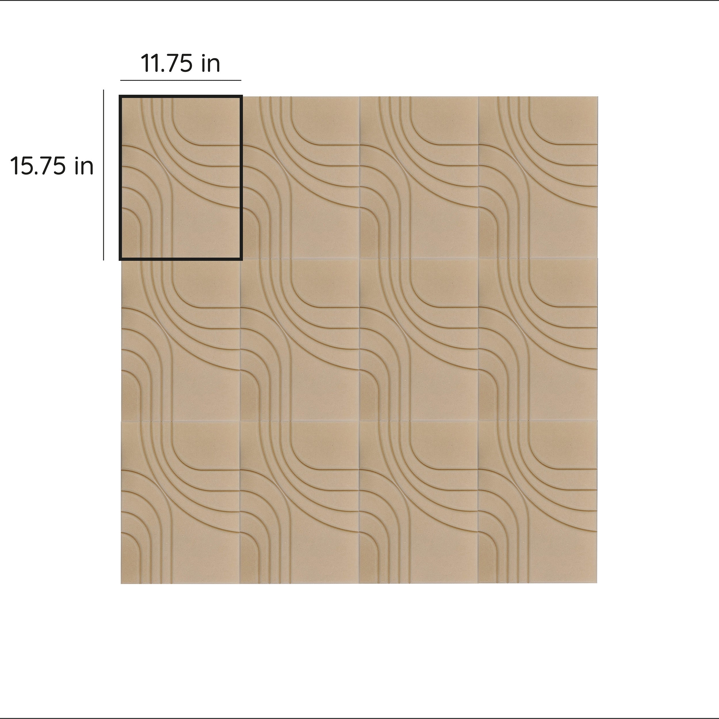 Akustische 3D-MDF-Platte, 3D-Akzentwand aus Holz