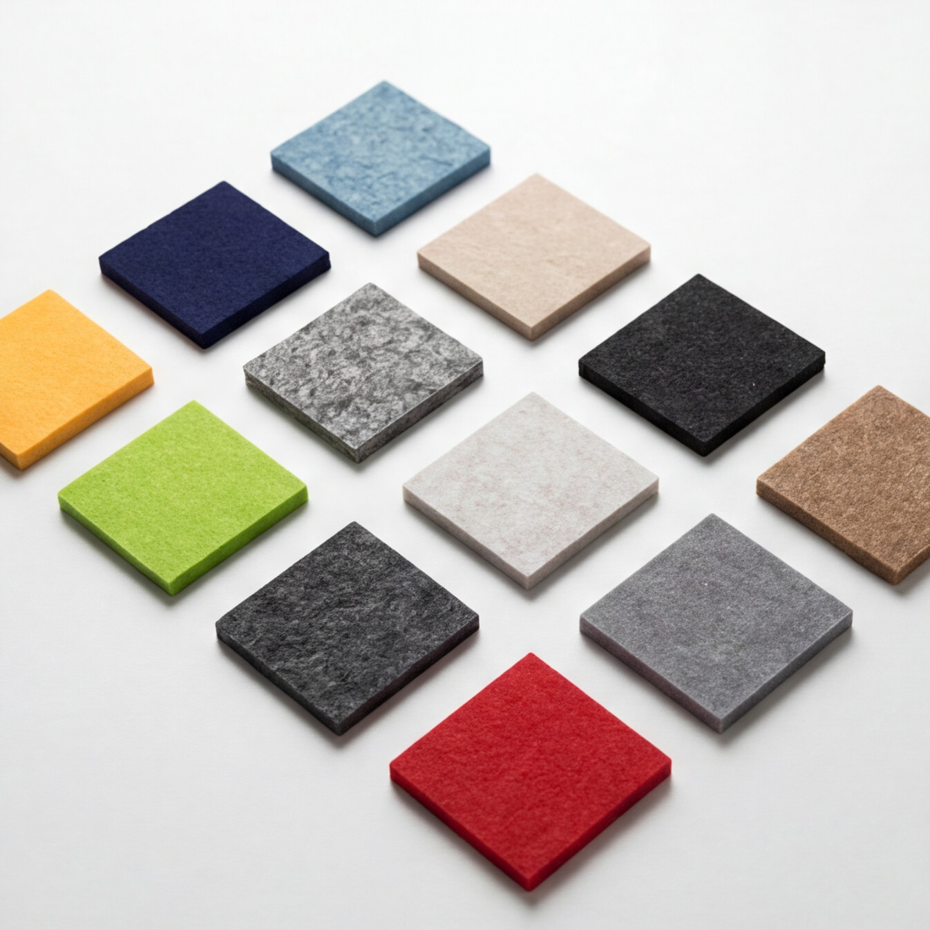 PET Felt Acoustic Divider Panel Samples
