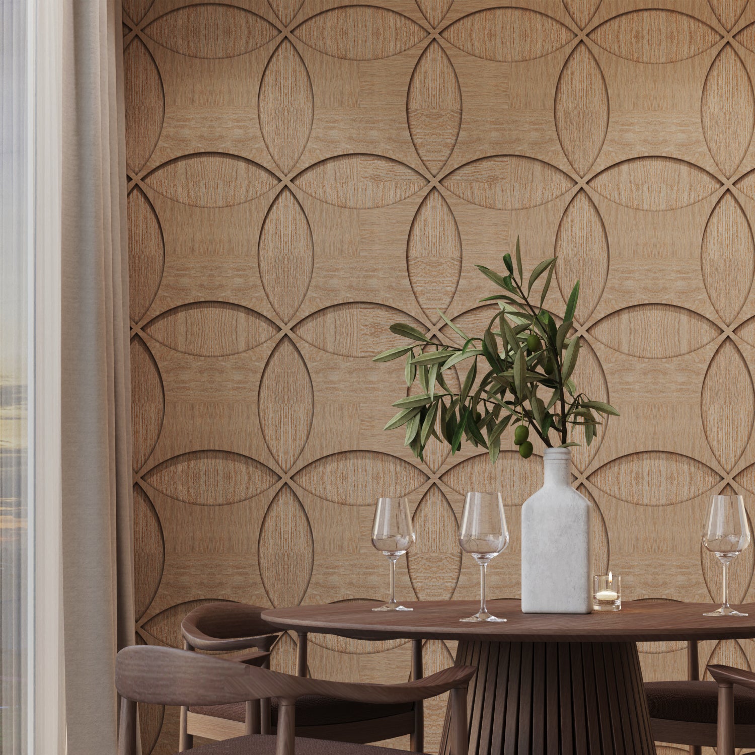 Ailo 3D Wooden Wall Tile