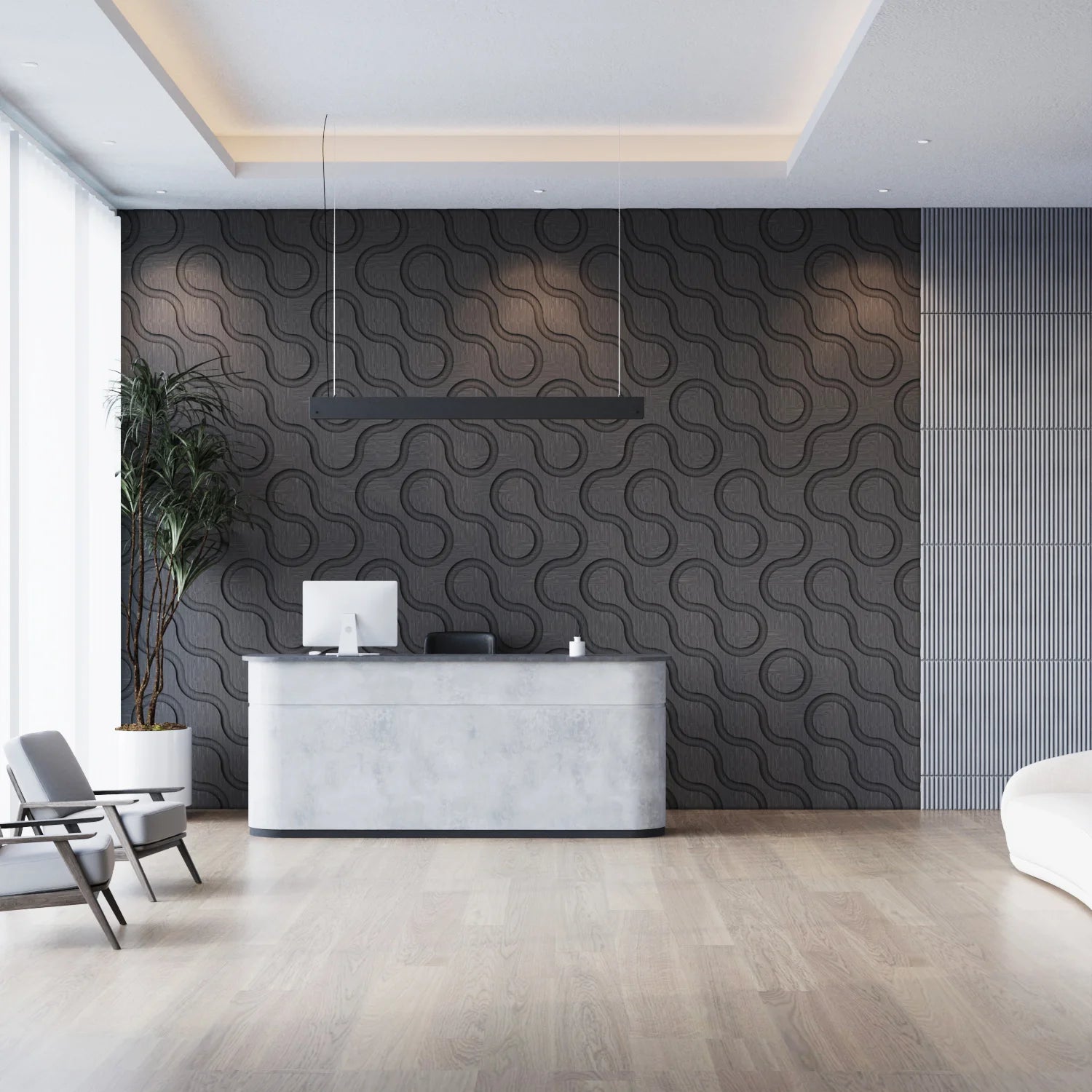 Spira 3D Wooden Wall Tile