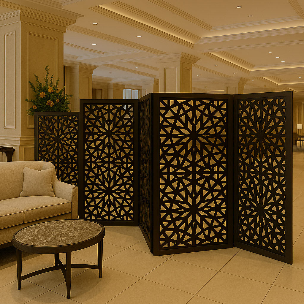 indoor artistic panel, Wall Panels,  Hotel Interior Design Privacy Panels
