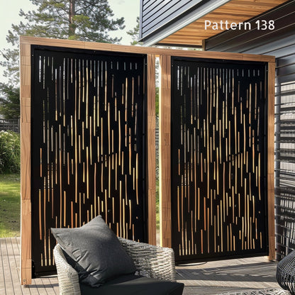 custom metal partitions, Exterior Privacy Panels , Handmade Outdoor Privacy Screen