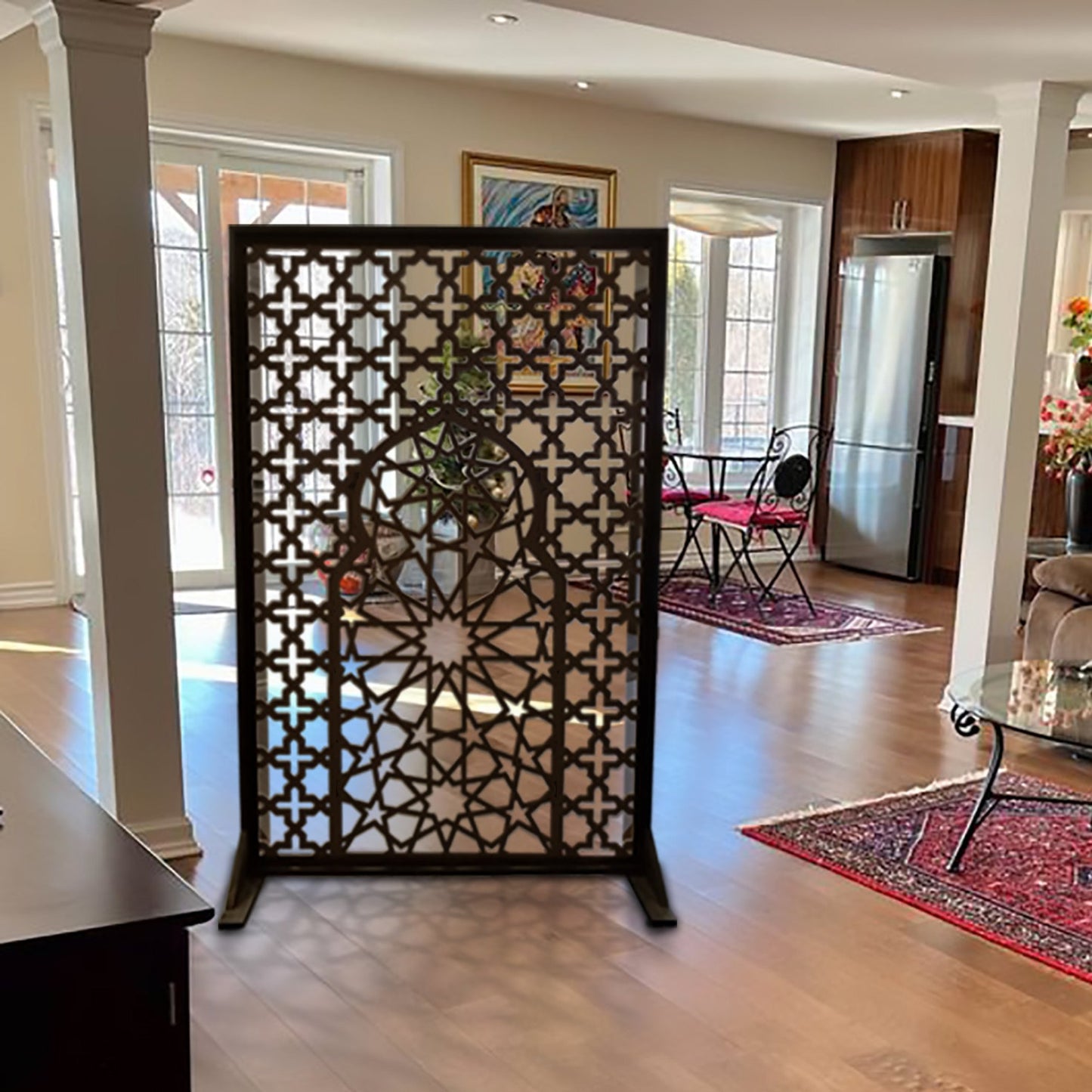  room divider, room dividers , craftivaart, Arc panel , Islamic divider, Islamic design, Masjid divider, mosque panel, Islamic room divider, Arc divider design, arc panel, yooga, meditation