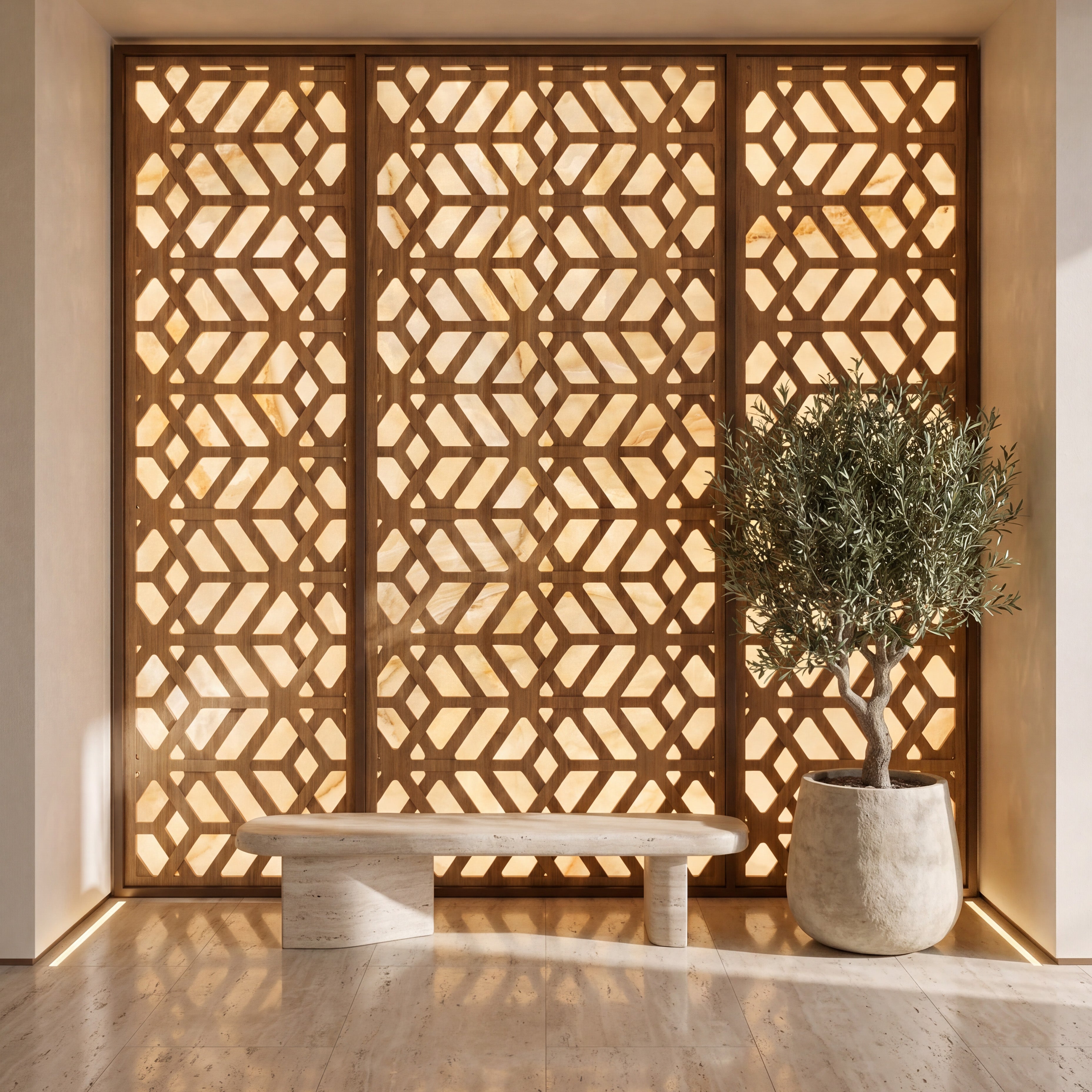 Miro Two-Layer Indoor Privacy Screen