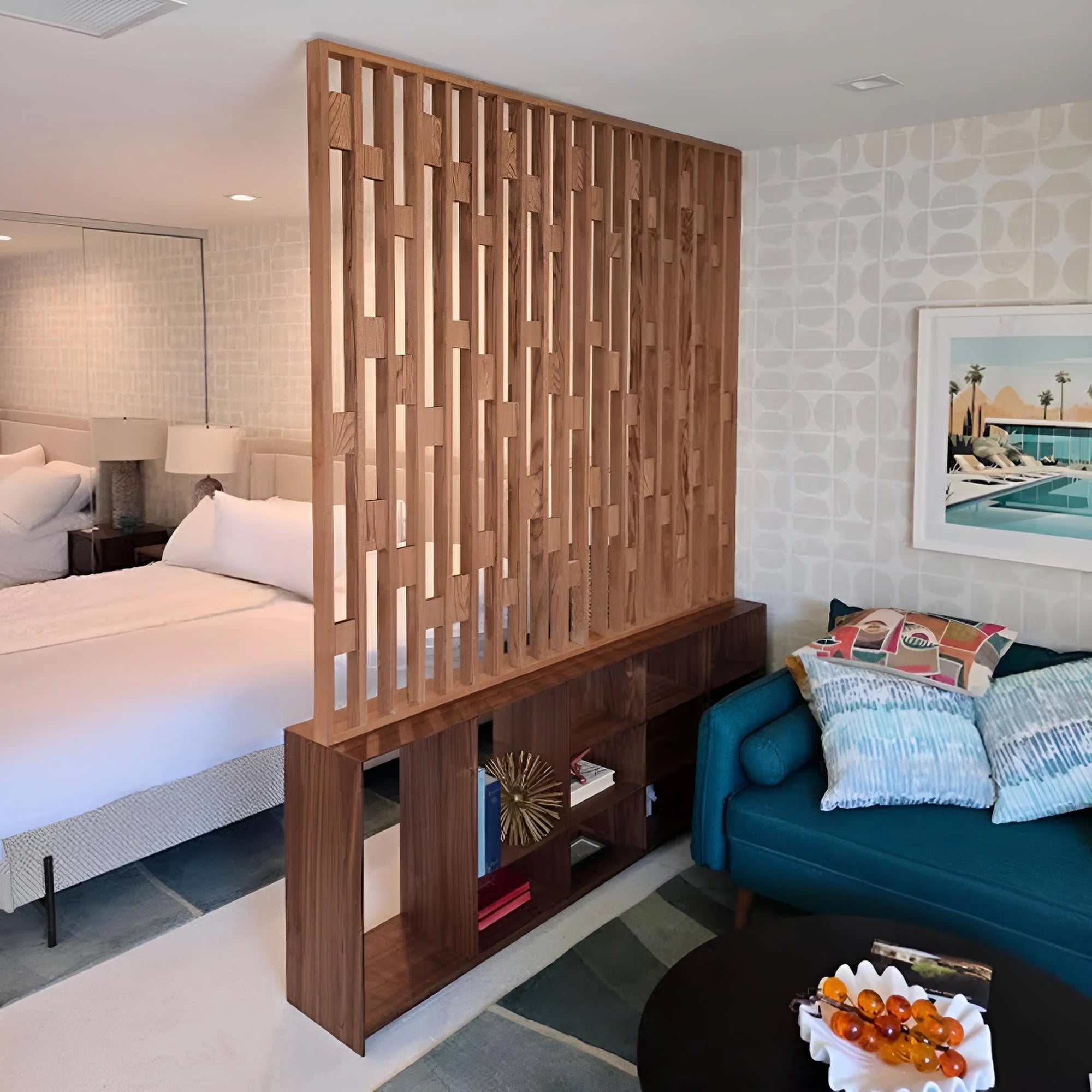 Clio Custom Slatted Partition Wall – CraftivaArt