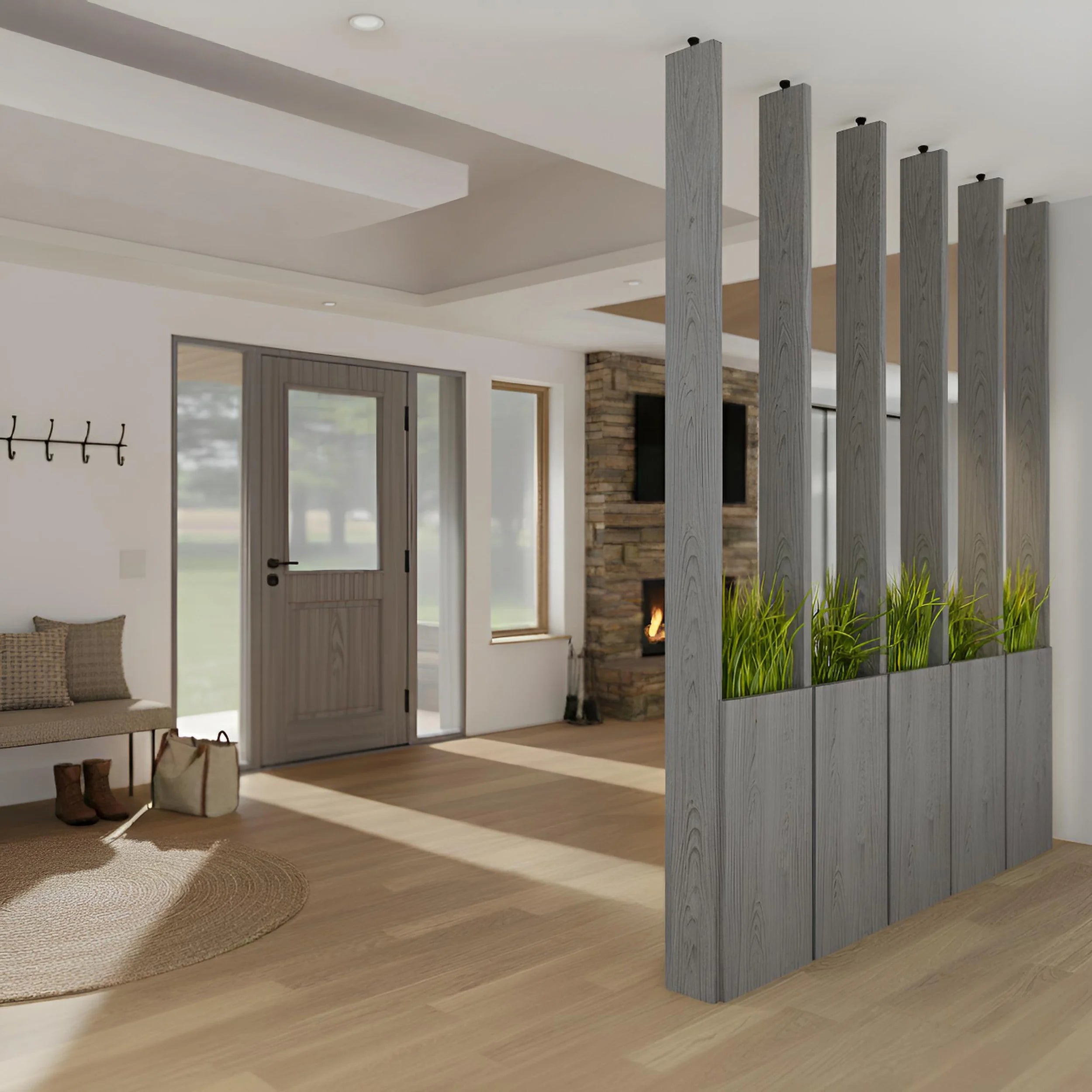 planter divider indoor Sylva Planter Room Divider