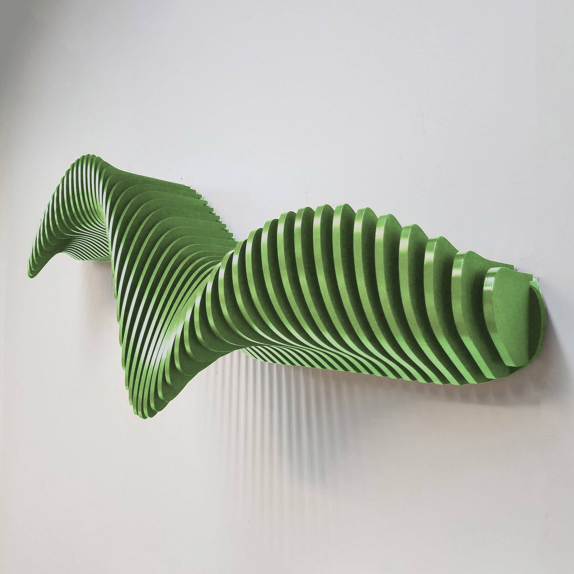 Anura Parametric Wall Mounted Floating Shelf