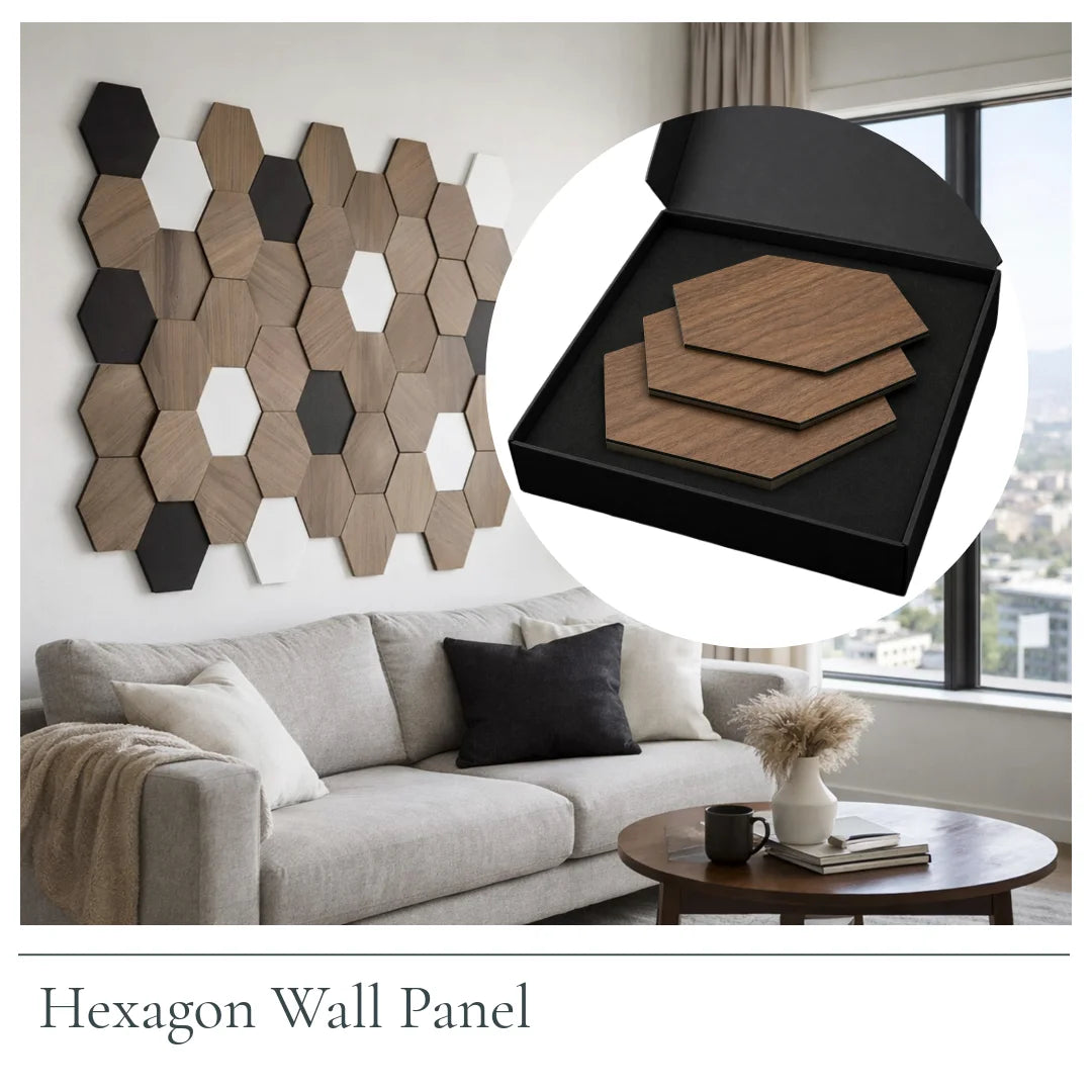 Hexagon Wall Panels, Honeycomb 3D Tiles