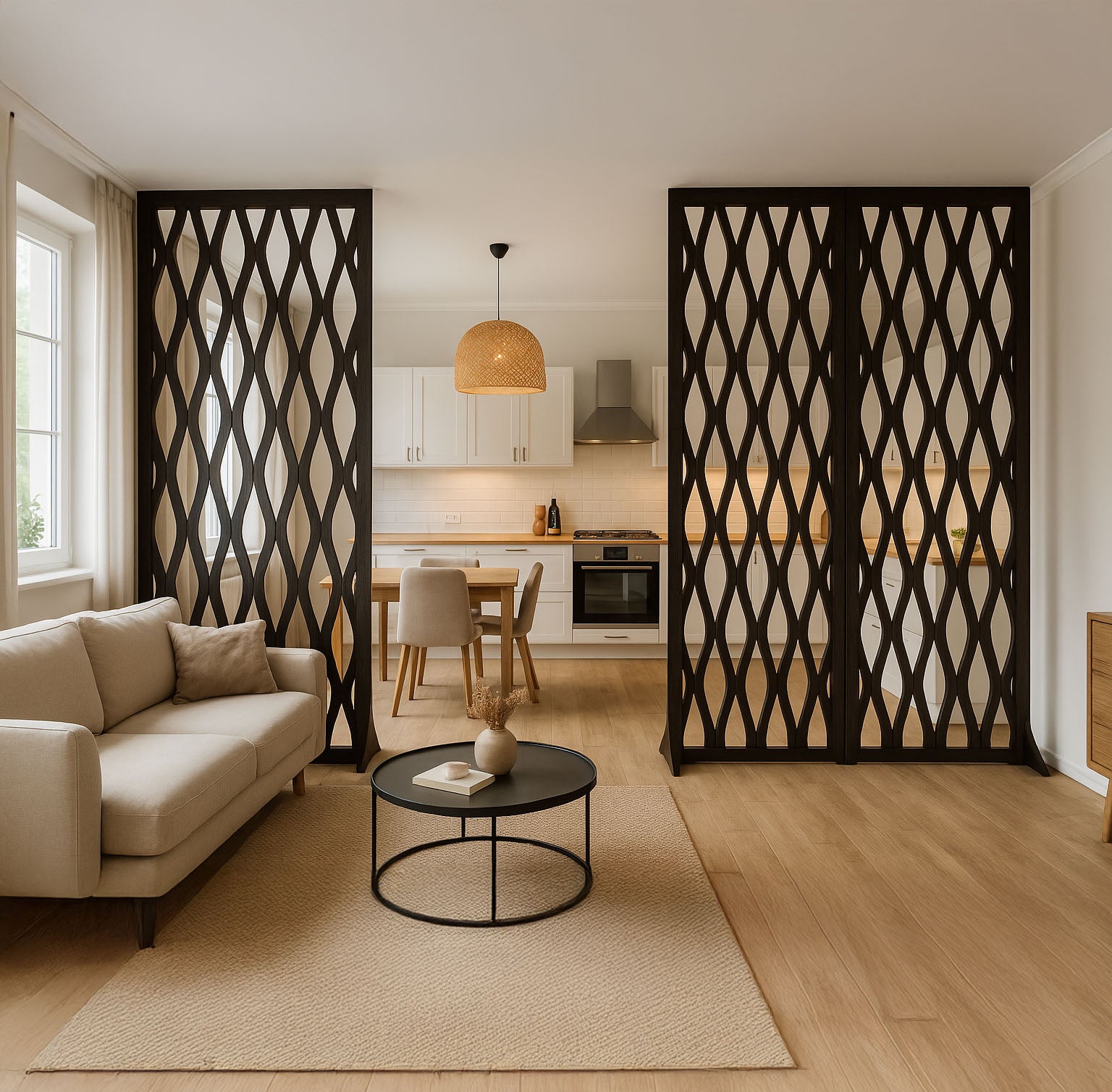 Privacy panel, Custom Decorative Panels, Indoor and Outdoor Privacy Screen Ideas, Folding room divider