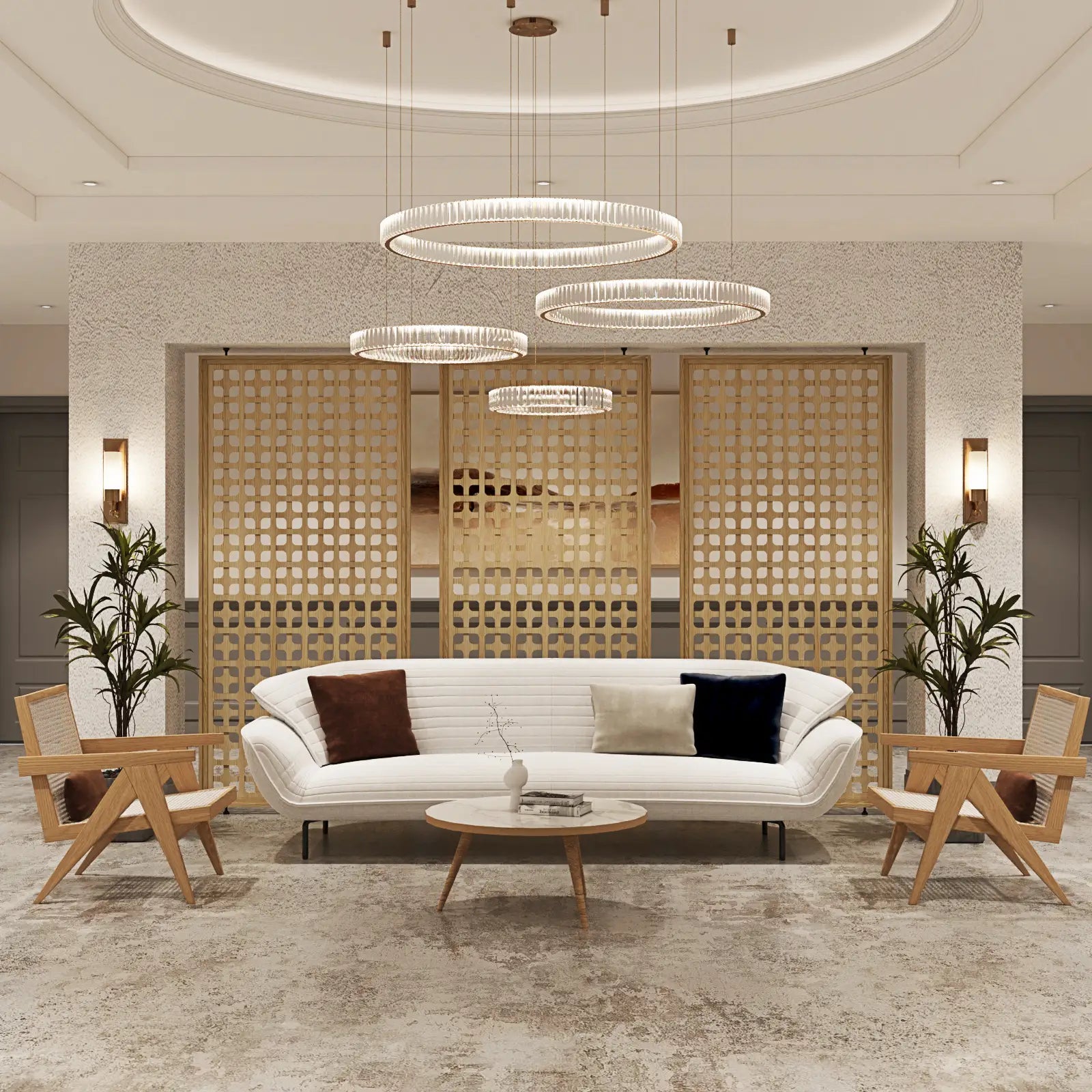 Taro Two-Layer Indoor Privacy Screen