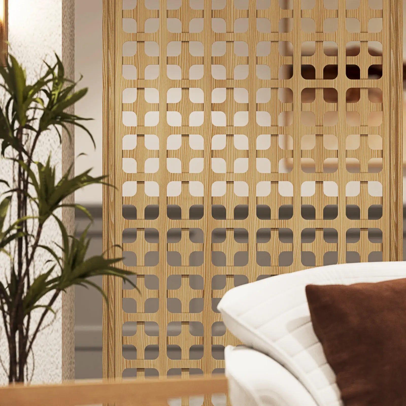 Taro Two-Layer Indoor Privacy Screen