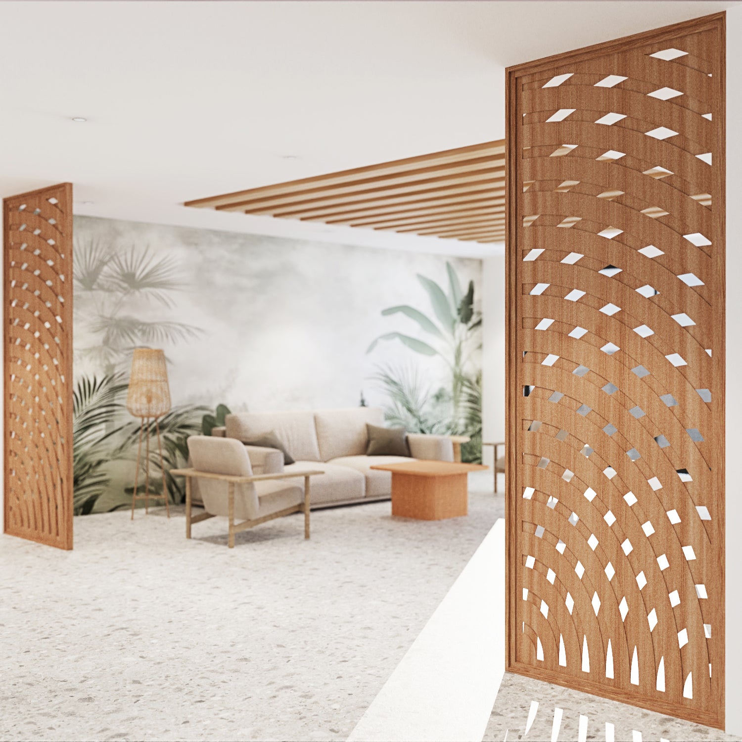 Ravo Two-Layer Indoor Privacy Screen