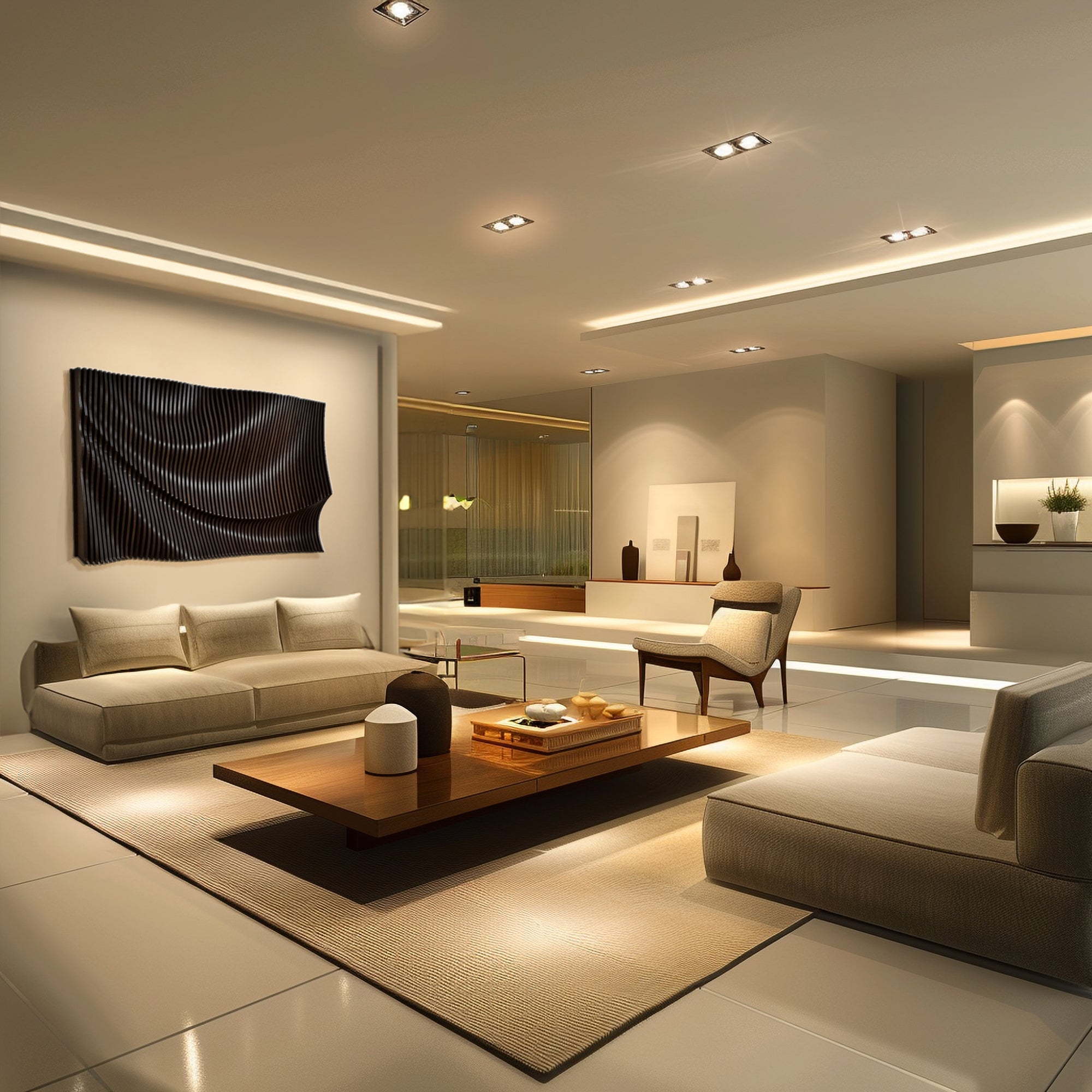 Wave Ripple Flow 3D Parametric  Wall Art  Wall Paneling.