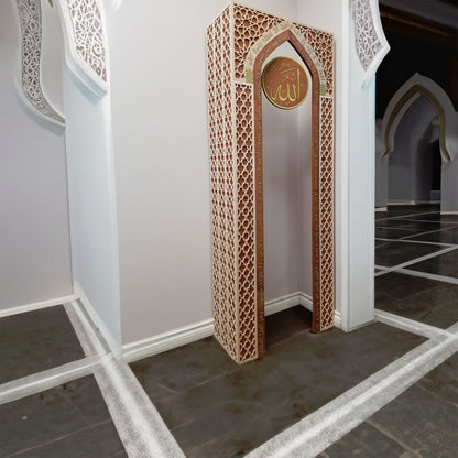 2024 Aesthetic Mosque interior design , Custom Made Church Foyer Entrance