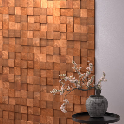 wood cube wall art, wood cube art, wooden cube art, 3D wall wood slats ,3D Wooden Cube Panel, Wooden Wall Tiles for Living Room, Wall Art CraftivaArt