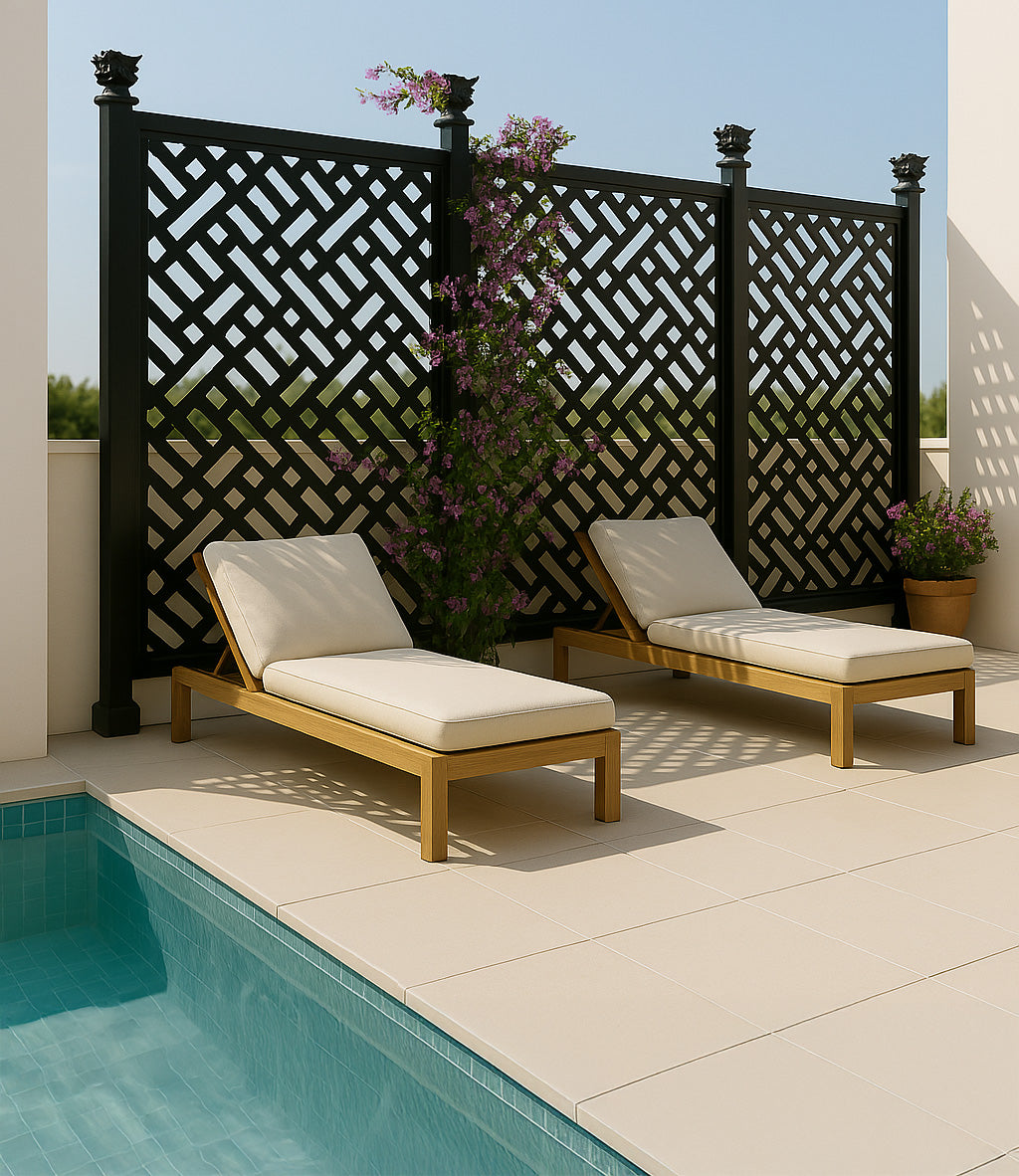 Pool Privacy Panels, exterior wall Panels, Exterior Privacy wall Panels