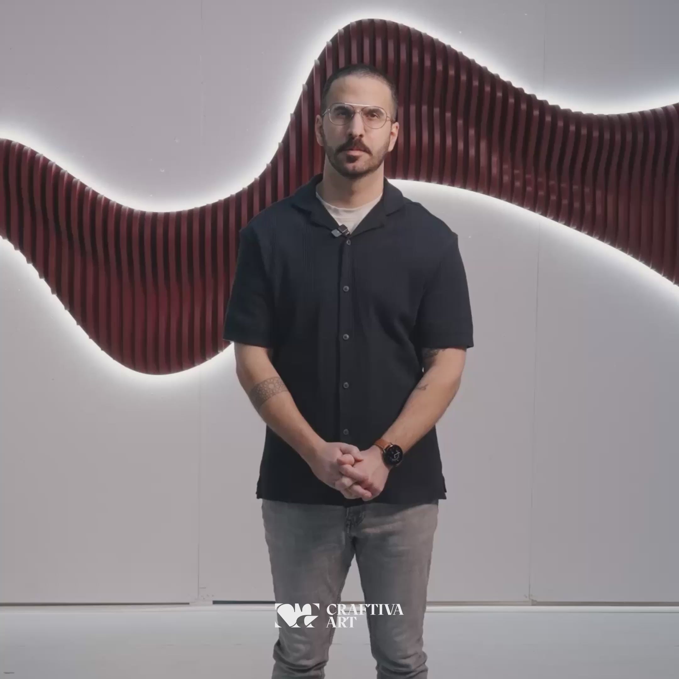 Pontos Parametric wall art