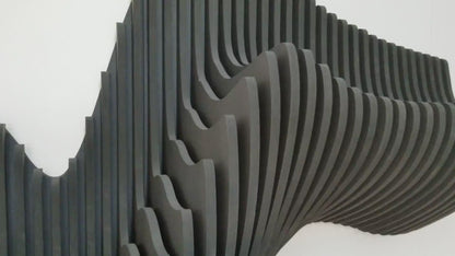 Floating Parametric Shelf, 3D Modern Wall Art, Wall Mounted and Easy to Install