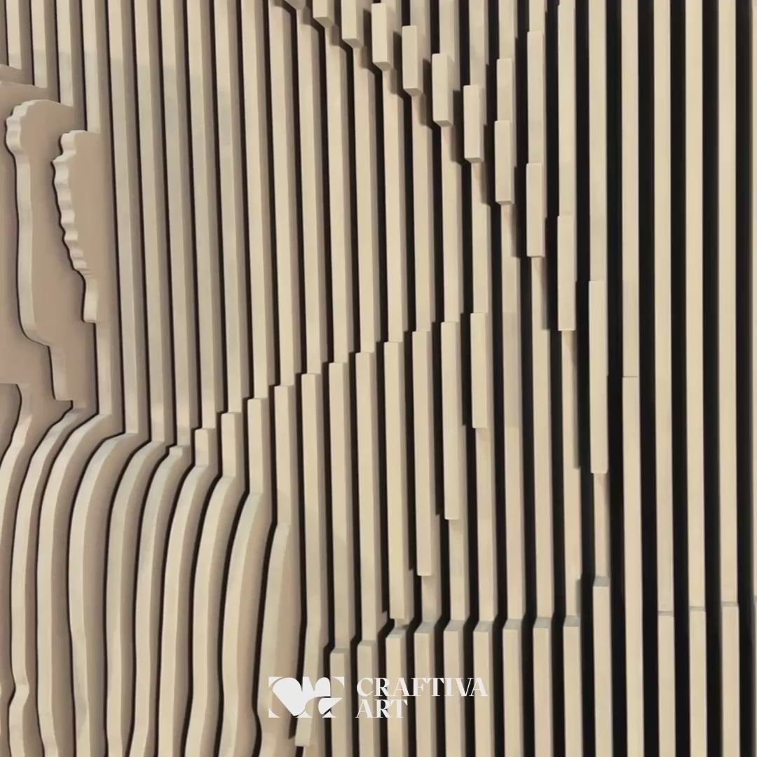 Zen Buddha parametric wall art