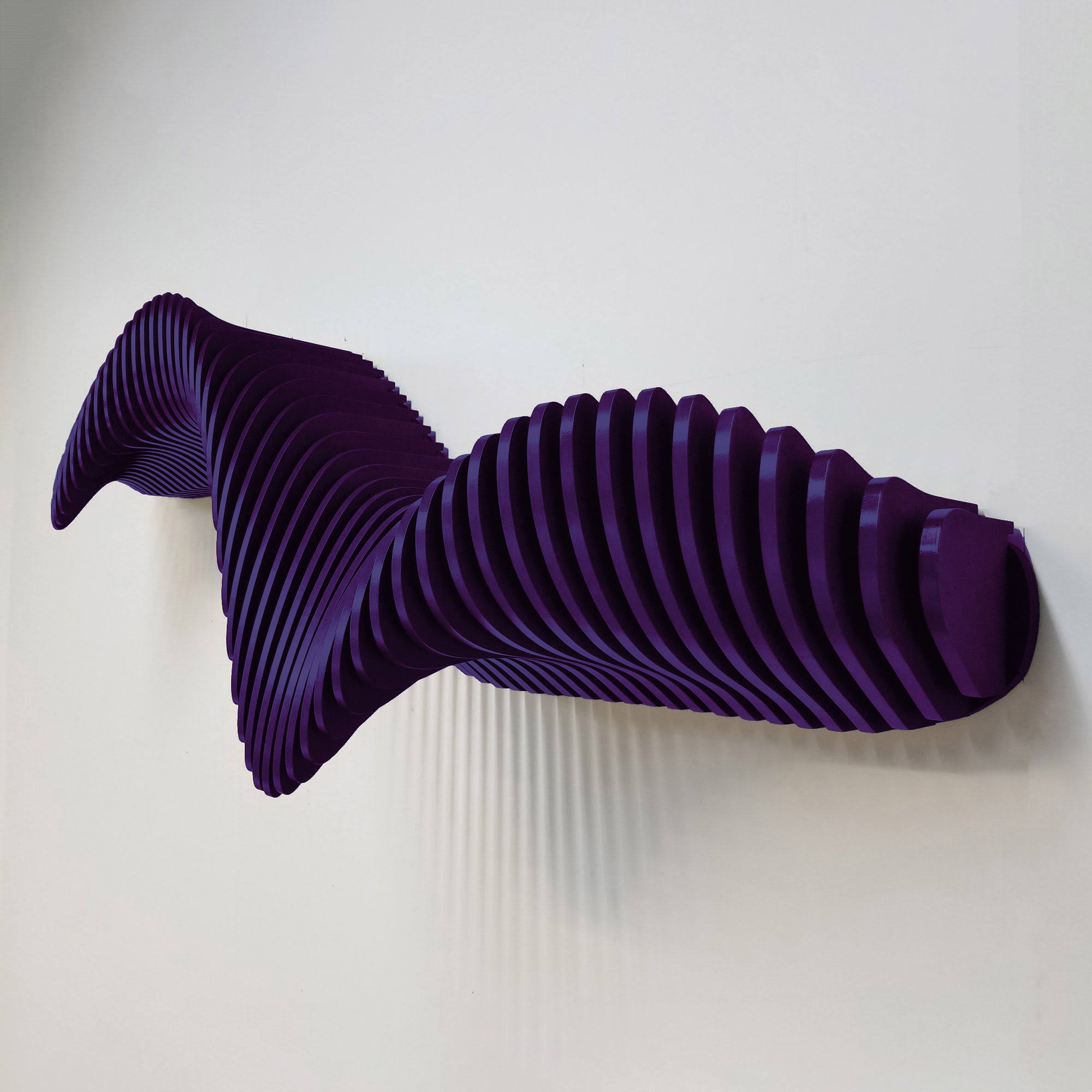 Anura Parametric Wall Mounted Floating Shelf