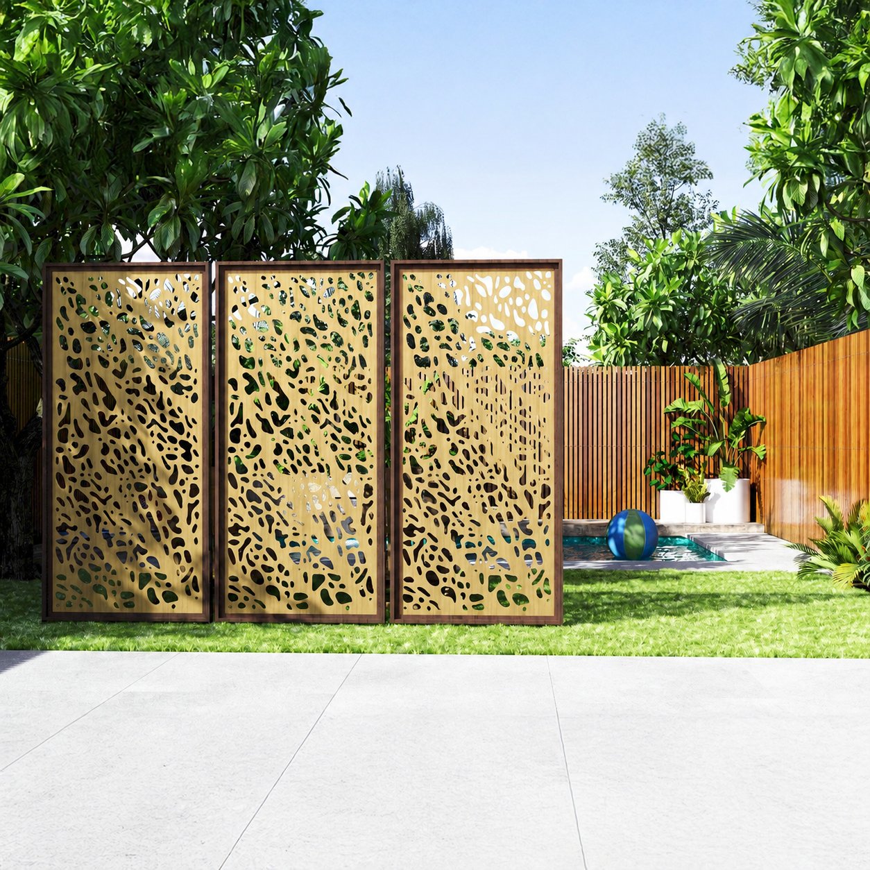 Decorative Outdoor Privacy Panels | 100+ Custom Screen Patterns ...