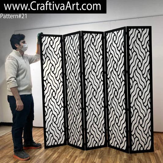 Frosted Glass Room divider, Divider with translucent sheet