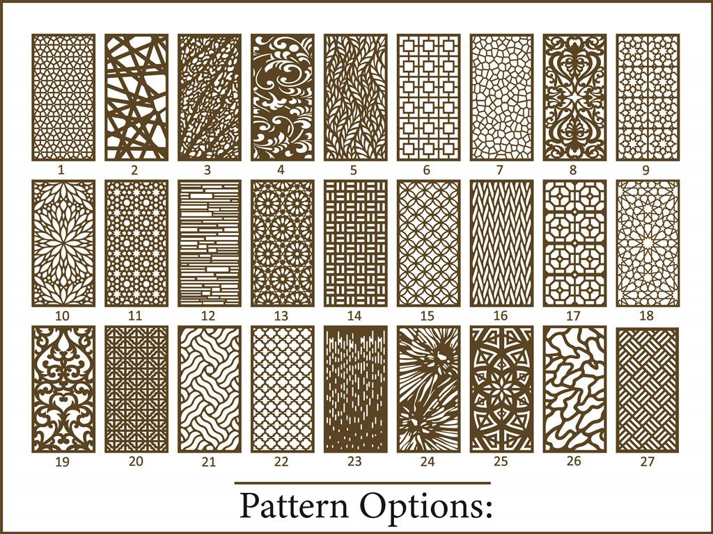 Custom made Divider Panel in Natural Wood Frame (Copy)  Room Dividers.