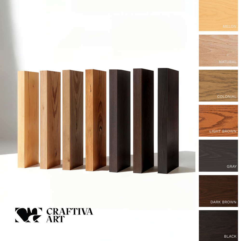 مقسمات شرائح خشبية دوارة من الأرض إلى السقف