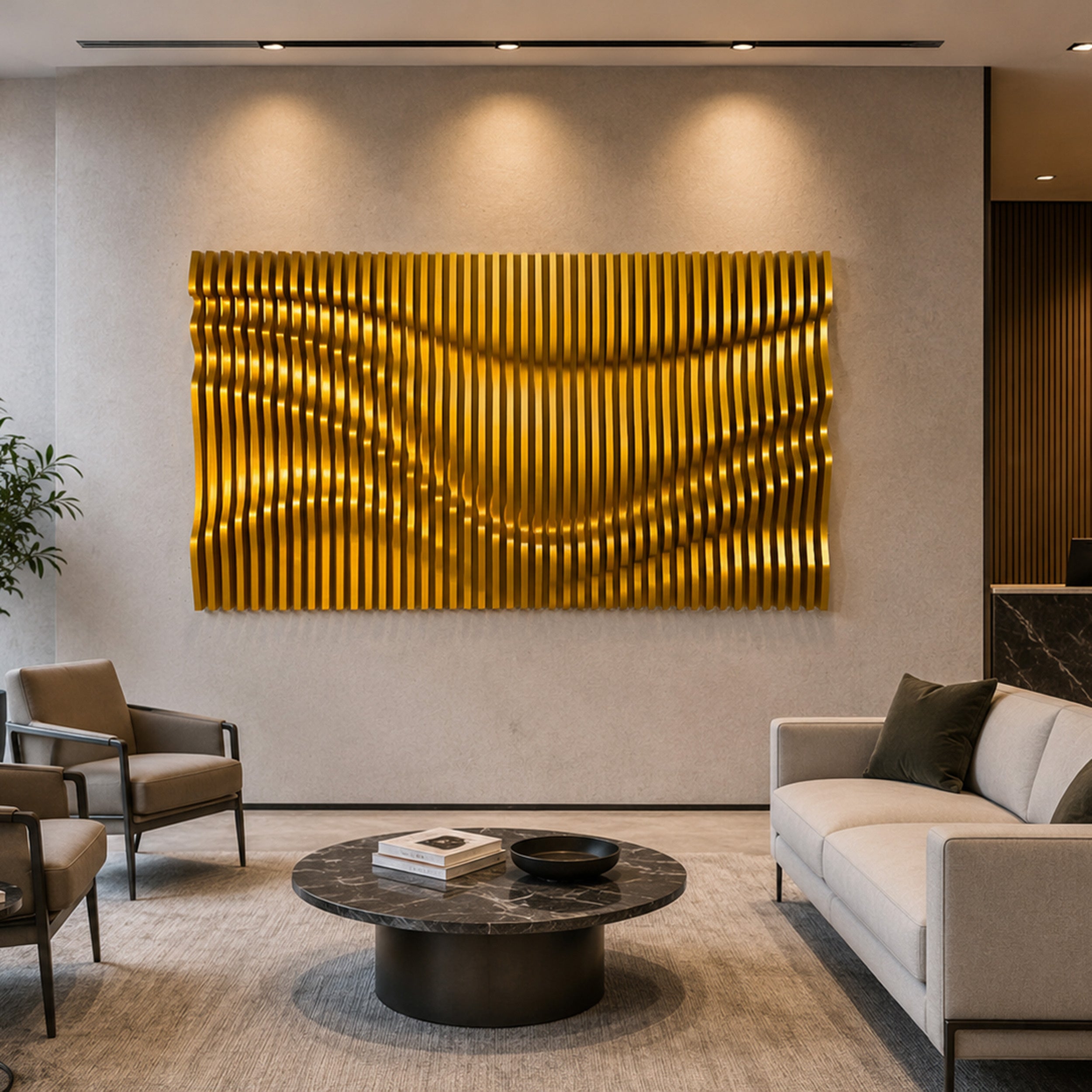 Eclipse Wave Parametric Wall Design
