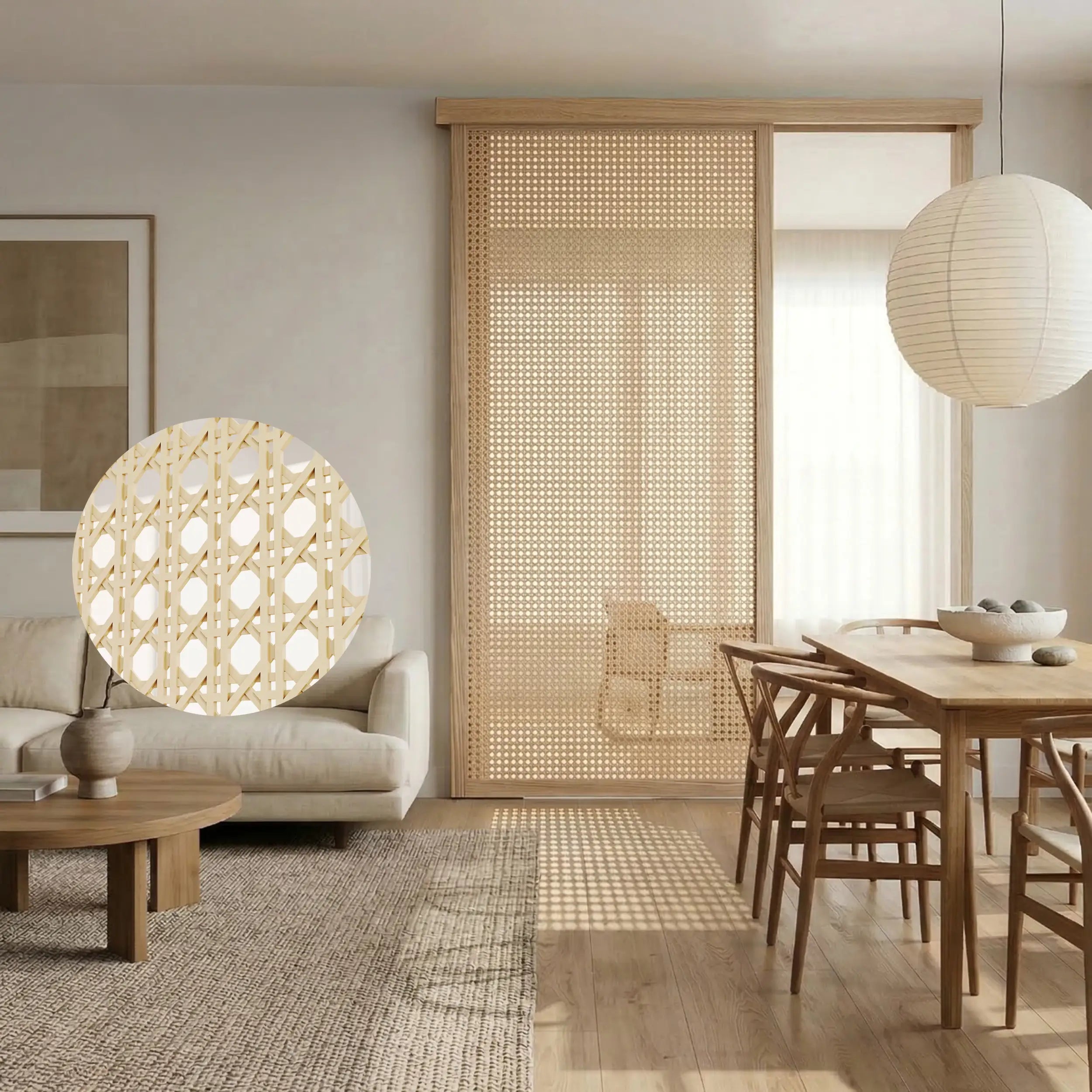 Rattan Drop Ceiling Panels | Modern Wood Frame Ceiling Tiles – CraftivaArt