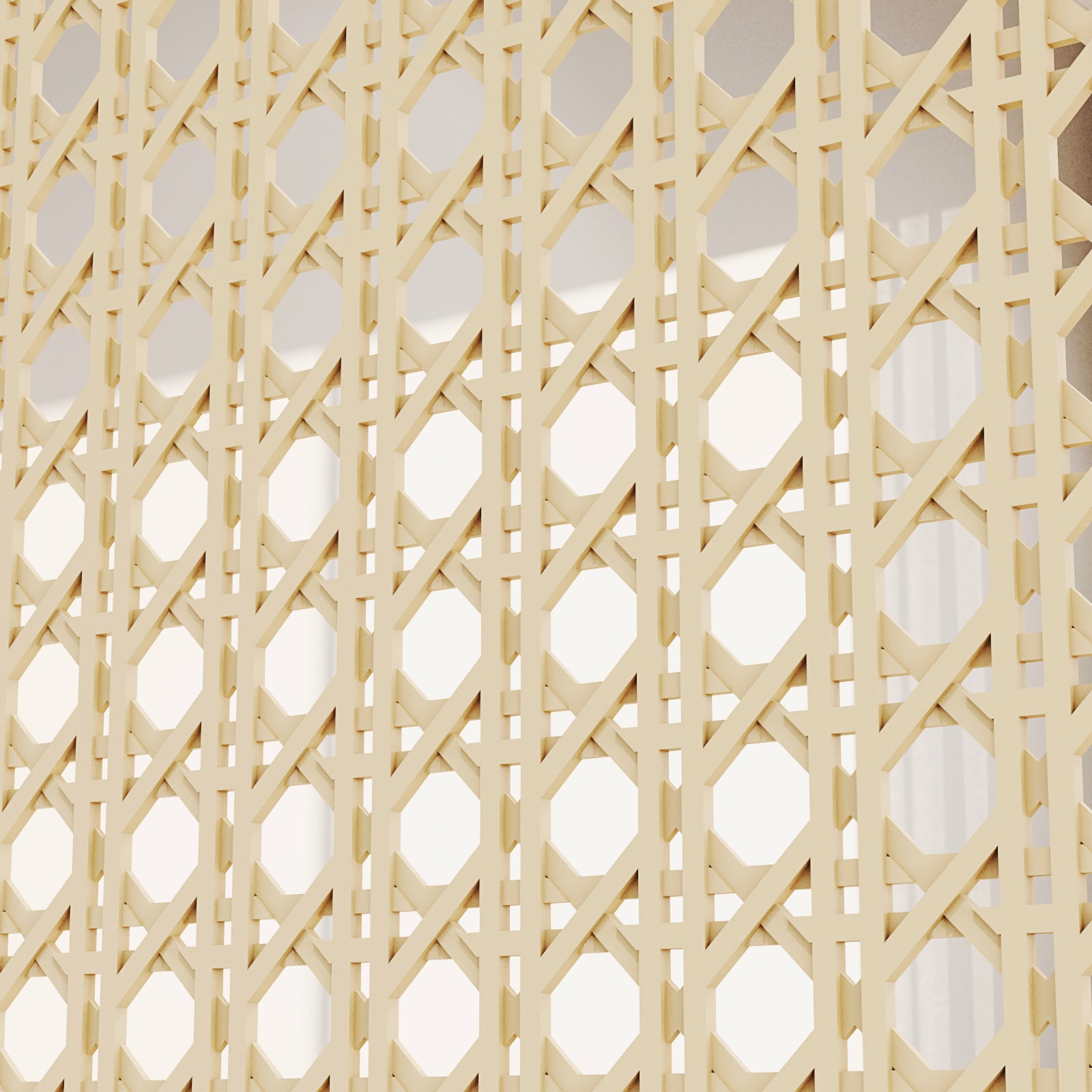 Customizable Lattice Slatted Partition Wall for Modern Interiors ...