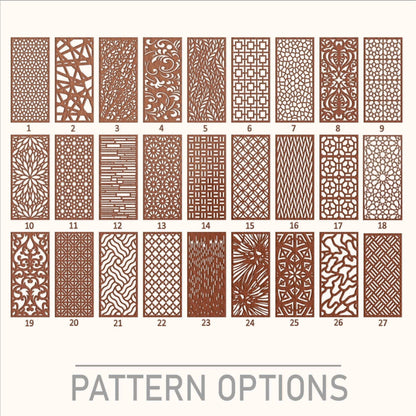 CNC pattern, CNC panel pattern, CNC room divider pattern, craftivaart CNC pattern