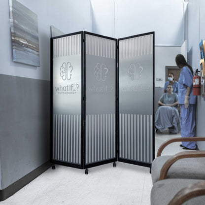 Medical Privacy Screen, medical privacy screen on wheels, portable privacy screen, patient privacy screen, Hospital screens, Mobile Folding Medical Privacy Screens