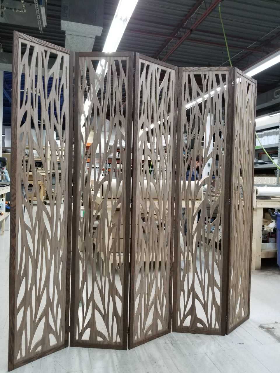 Room Divider, Panel Folding Room Divider, Freestanding, Custom Design CraftivaArt