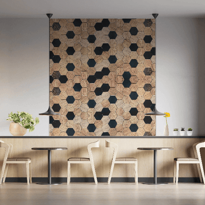 Wooden Hexagon, Honeycomb Wood, Wood Wall Tile, 3d hexagon, wooden Honey comb