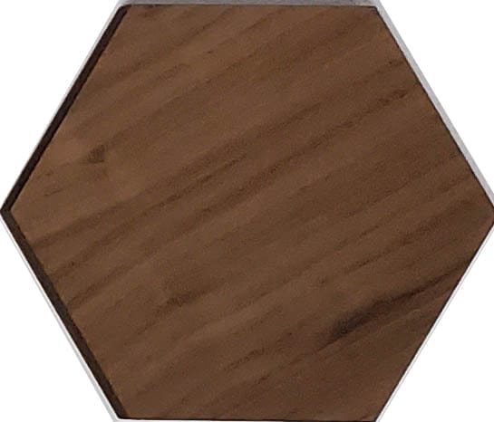 Wooden Hexagon, Honeycomb Wood CraftivaArt